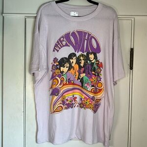 The Who Lightweight Graphic Tee NWT